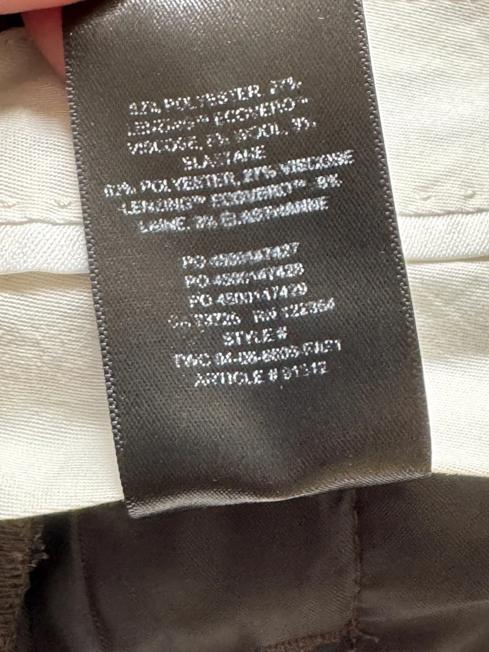 Aritzia Wilfred The Effortless Wool Blend Pant Heather Rich Cocoa size 4 - Picture 7 of 7